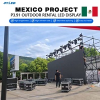 Panneau LED de location extérieur P2.604 P2.976 P3.91 500x500 500x1000 IP65 Écran de scène étanche et anti-poussière
