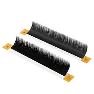 Extensions de cils individuelles en plateau, effet volume méga, ultra-légères, auto-adhésives, pour application facile, vente en gros - Product Image 1