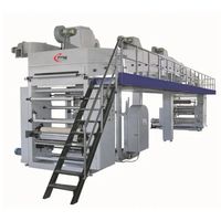Machine de revêtement automatique numérique à moteur hydraulique pour films PET et PVC, séchage à air chaud, chambre de 30 pouces (90 pieds) sensible à la pression