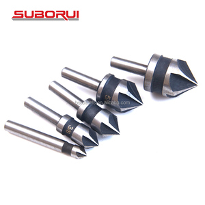SUBORUI Titanium Coated Deburring Tool <strong>Countersink</strong> Chamfer Tool For Metal Wood Drill Bits On Clearance - Product Image 3