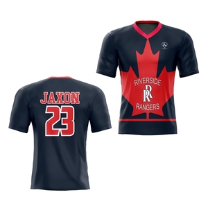 Camiseta de fútbol personalizada sublimación impresión 100% poliéster transpirable de secado rápido camiseta de fútbol - Product Image 6