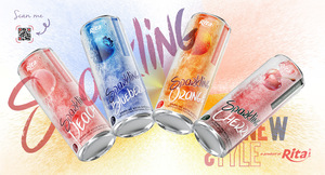 Hot xu hướng nước lấp lánh mix Cherry hương vị 320ml kiểu dáng đẹp có thể Việt Nam nhà máy nhãn hiệu riêng ngăn ngừa mất nước soda - Product Image 5