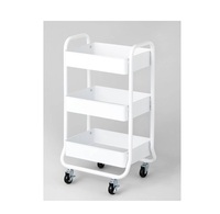 Chariot de service à café en métal et marbre de qualité supérieure de qualité supérieure couleur or et blanc utilisation Barcart pour villa
