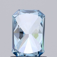 3.00 carat taille couleur bleue forme rayonnante laboratoire cultivé CVD diamant IGI certifié pour la fabrication de bijoux en diamant de couleur diamants synthétiques