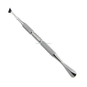 Pousse-cuticules double face en acier inoxydable, style russe, réutilisable et durable, pour manucure - Product Image 4