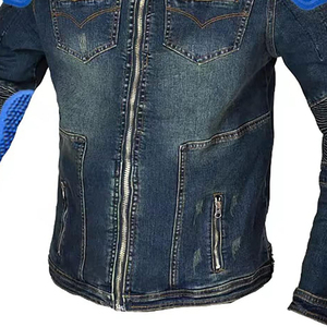 Veste en jean rembourrée surdimensionnée originale 100% coton pour homme Veste en jean tendance à l'aspect urbain - Product Image 5