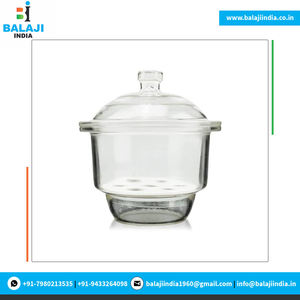 Cristalería de laboratorio de vidrio de borosilicato de diseño Simple de alta calidad, desecadores de vidrio duraderos, suministro de prueba preciso - Product Image 2