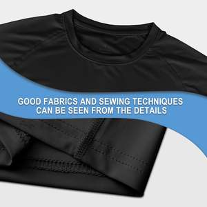 ชุดต่อสู้ jjjj rashguard ไม่จางหายไปชุดออกกำลังกายฟิตเนส - Product Image 5