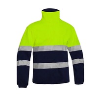Combinaison de travail pour hommes en coton respirant haute visibilité classe 3, réfléchissante, pour travaux routiers et de construction, sur mesure