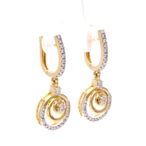 Pendientes de Diamantes Redondos y Cuadrados - Product Image 4