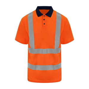 Chemises de sécurité réfléchissantes de type ANSI Classe 3 à manches longues, haute visibilité, respirantes et imperméables, t-shirts de travail - Product Image 6