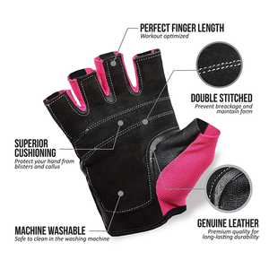 Gants d'entraînement d'haltérophilie avec support de poignet Gant de fitness avec logo personnalisé - Product Image 3