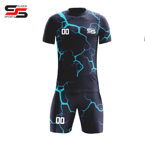 Uniformes de Fútbol Personalizados para Adultos de Verano, Uniformes de Poliéster de Secado Rápido para Entrenamiento y Competición, Impresión de Nombres Unisex, Características del Equipo - Product Image 3