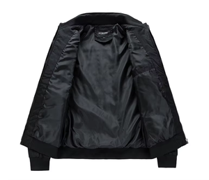 Vente en gros Vestes coupe-vent à glissière en polyester pour homme Blouson bombardier zippé en coton élasthanne de haute qualité pour homme - Product Image 5