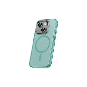 Étui en silicone antichoc Premium Promax & compatible MagSafe pour iPhone 15, protection de l'objectif de l'appareil photo, protection des coins par airbag - Product Image 1