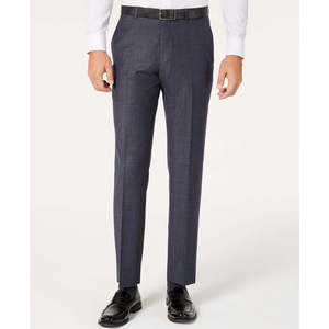 Pantaloni da Completo Tommy Hilfiger da Uomo, Vestibilità Moderna, Elasticizzati THFlex, Blu a Quadri, Blu Navy, Taglia 30X30 - Product Image 1