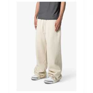 กางเกงวิ่งผ้าฟลีซขาบานกางเกงสเวตเตอร์ขากว้างแบบมีเชือกผูกออกแบบได้เองขายส่งกางเกงวอร์มทรงถุงใส่ได้ทั้งผู้หญิงและ2026 - Product Image 2