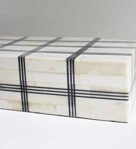 Caja de joyería de estilo antiguo con incrustaciones de hueso hechas a mano de lujo indio de última tendencia, paquete de regalo personalizado para joyería de Navidad - Product Image 3