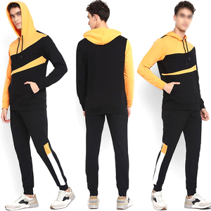 Comprar chándal en blanco de alta calidad personalizado hombres sudadera chándales conjunto en blanco jogging trajes hombres sudadera - Product Image 5