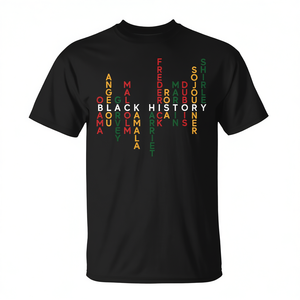 T-shirt Black History Month Leaders, girocollo unisex, manica corta, abbigliamento promozionale per adulti - Product Image 2