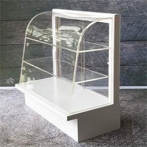 ตู้โชว์ขนมปังไม้คุณภาพดี ราคาสุดคุ้ม พร้อมชั้นวางโชว์สินค้าและเฟอร์นิเจอร์สำหรับร้านค้า - Product Image 5