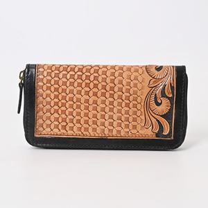 Hand Tooled Full Grain Leather <b>Wallet</b> Handmade Card Holder - Product Image 4
