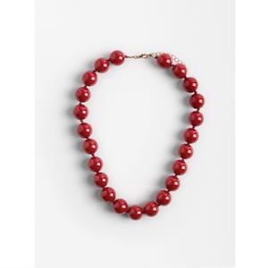 Minimalist and Fashion Necklace Enamel <b>Resin</b> Beaded Necklace Geometric <b>Resin</b> Three-dimensional square Beads Choker for Women - Product Image 3