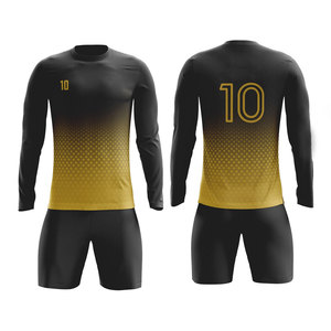 Ensemble d'uniformes de football personnalisés de haute qualité Vente en gros Service OEM Fabriqué au Pakistan - Product Image 1
