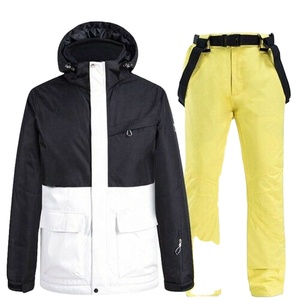 Traje de esquí de invierno para hombre, ropa deportiva impermeable para exteriores con chaqueta y pantalones a prueba de viento para snowboard, nuevo equipo de Snowboard - Product Image 2