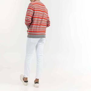 เสื้อสเวตเตอร์แบบสวมหัวแขนยาวคอกลมทรงหลวมเสื้อสเวตเตอร์ระบายอากาศสำหรับผู้ชายแฟชั่นฤดูใบไม้ร่วงฤดูหนาว - Product Image 5