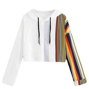 Sudaderas con capucha y sudaderas para mujer, Jersey personalizado de gran tamaño de algodón orgánico 100%, sudaderas con capucha reflectantes para mujer - Product Image 6