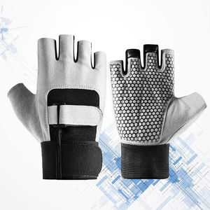 Los guantes de ciclismo más vendidos Los más demandados Guantes de mano de cuero de vaca genuino para levantamiento de pesas Guantes de Ciclismo de Entrenamiento Personalizados - Product Image 5