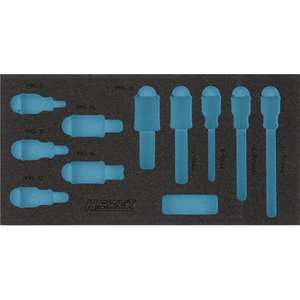 Inserto de Espuma Suave de 2 Componentes Hazet para Cajas de Herramientas 163-221/10 y 990/10, Accesorio - Product Image 1