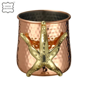 Latest Design Antique <b>Metal</b> Copper Mug With Brass Handle Moscow Mule Mug Hammer Antique Moscow Mule Copper Mug - Product Image 5