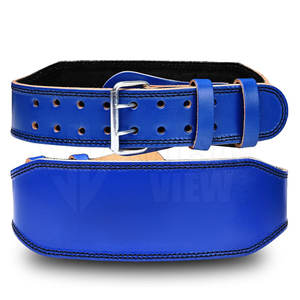 Cinturón de levantamiento de pesas de cuero resistente para culturismo equipo de entrenamiento de gimnasio cinturón de levantamiento de pesas - Product Image 1