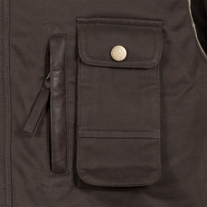 Chaleco de Motociclista de Cuero sin Mangas Personalizado para Hombre - Product Image 5