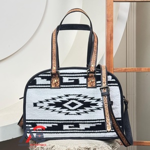 Sac à provisions de luxe à la mode couverture de selle usinée à la main dissimulée sacs fourre-tout grande capacité sac à main à bandoulière pour femmes - Product Image 1