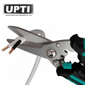 Taiwan a fabriqué des outils de bricolage professionnels de haute qualité 185mm ciseaux robustes multifonctionnels avec poignée en plastique sécateur à cliquet - Product Image 3