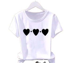 Camiseta Gráfica Casual de Moda para Mujer 2026, Camiseta de Verano con Estampado Dulce de Acuarela - Product Image 3