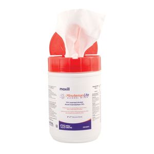 Toallitas Desinfectantes Maxill TB Minuteman Lite con 70% de Alcohol Isopropílico |   160 toallitas por tubo |   Toallitas de Limpieza Multiusos - Product Image 1