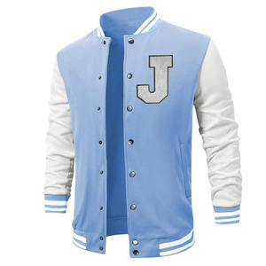Custom Designer Embroidery Logo Unisex Varsity Jackets <b>for</b> <b>Men</b> Winter Jacket Stand <b>Long</b> College Casual Baseball Letterman <b>Coat</b> - Product Image 2