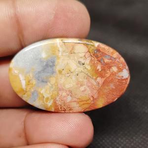 UDGEMS indio fabricado Natural Maligano Jasper piedra preciosa blanco amarillo para colgante/Collar joyería hacer regalo dar mejor - Product Image 1