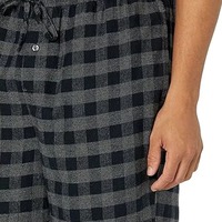 Unisex Özel Tasarım %100 Pamuklu Flanel Nefes Alabilen Pijama Altı Ağır Flanel Şortlar Rahat İç Mekan Kullanımı İçin Bol Kesim Seksi Stil