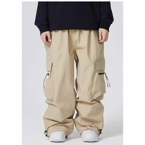 Pantalones acolchados de nuevo estilo para hombres en pantalones de esquí cálidos de invierno de tela de nailon - Product Image 3