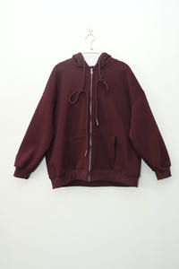 Sweat à capuche zippé pour hommes personnalisé de haute qualité 100% coton polaire doux intérieur couture durable Service OEM pour l'hiver - Product Image 5