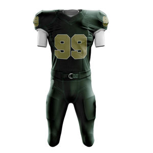 Maillots de football américain brodés pour hommes en gros, pas chers, tous les modèles, uniformes de rugby américain - Product Image 1