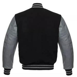 Best Manufacturing wholesale price Varsity <b>jacket</b> for men <b>patchwork</b> anti-wrinkle best design soft material Men Varsity <b>jacket</b> - Product Image 5