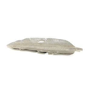 Platos de hojas con diseño de acabado brillante dorado a la moda, varios tamaños con diseño personalizado disponible, plato y plato de Metal decorativo para alimentos - Product Image 4