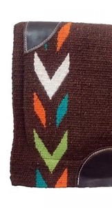 Manta de sillín de lana de Nueva Zelanda de calidad superior, ropa de cuero de diseño personalizado para equitación occidental - Product Image 6