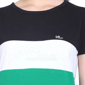 Último estilo ligero mujeres camisetas Pakistán hecho de talla grande mujeres camisetas para la venta - Product Image 4